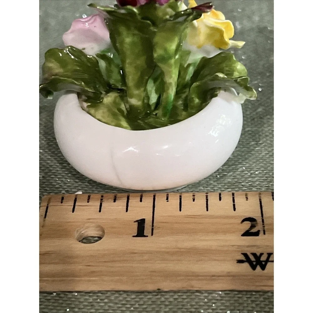 VTG 3 Aynsley Bone China England Hand Modelled/Hand Painted Flower Baskets*